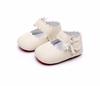 Chaussures douces à semelle souple avec nœud pour bébés, tout-petits, nouveau-nés, filles et garçons