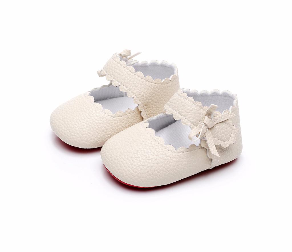 Chaussures douces à semelle souple avec nœud pour bébés, tout-petits, nouveau-nés, filles et garçons