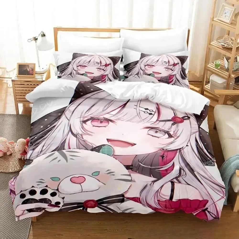Kawaii Girl Ishigami Nozomi Anime Bedding Set Printed With Pillowcase Bed Duvet Cover Soft Single Double Queen Super King Size