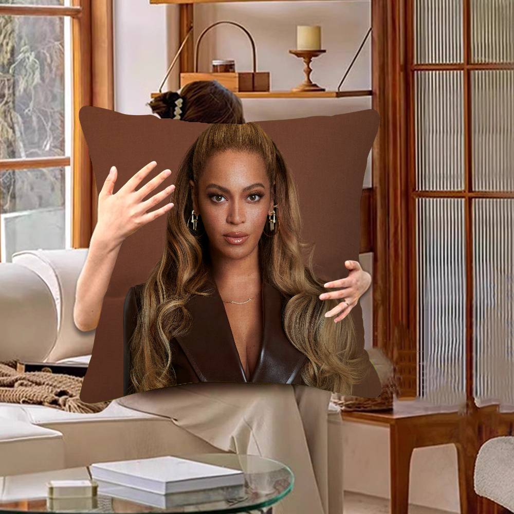 B-Beyonce Singer 45*45cm Cushion Cover Pillow Cover Decor Pillowcase Home Pillowcase For Couch Pillow