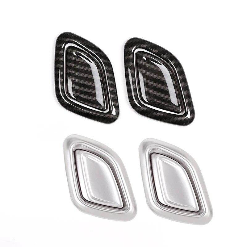 Car Front Seat Headrest Adjust Switch Button Cover Trim For BMW 3 Series G20 G28 X3 X4 G01 G02 2018-20 Auto Interior Accessorie