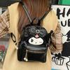 College Style Two-dimensional Leather Cartoon Rabbit Backpack Campus Feeling New Mini Girls Backpack