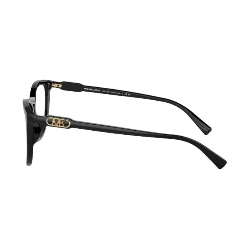 MICHAEL KORS Logo Sign Plastic Cat Eye Optical Frame Women's Black Black 54