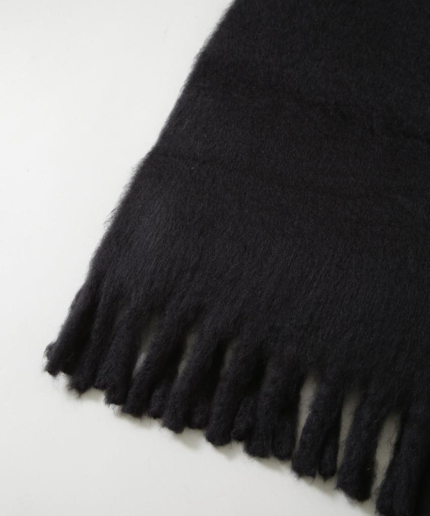 Nano Universe Uni Fransen Größe F Herrenschal, Schwarz, 010, 672-5241202