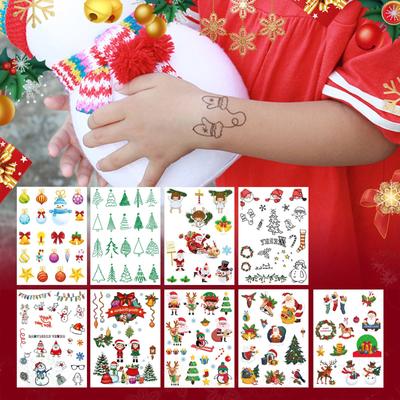 Christmas Face Eye Stickers Eye Liner Eyeshadow Temporary Stickers Stickers For Women Girls Halloween Costume Cosplay Apparel Accessories Party