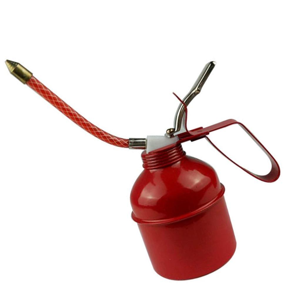 Iron Pistol Type Oiler Thumb Lever Oil Squirt Can Durable Manual Oiler Can  Maintenance Use 9 oz/270ml