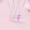 Heart Splicing Good Friend Necklace Set Fashion Clavicle Chain for 3 Girl Sister