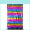 Colorful Macaron Square Raindrop Curtain 1m By 2m Ideal For Festive Party Backdrops And Event Decor