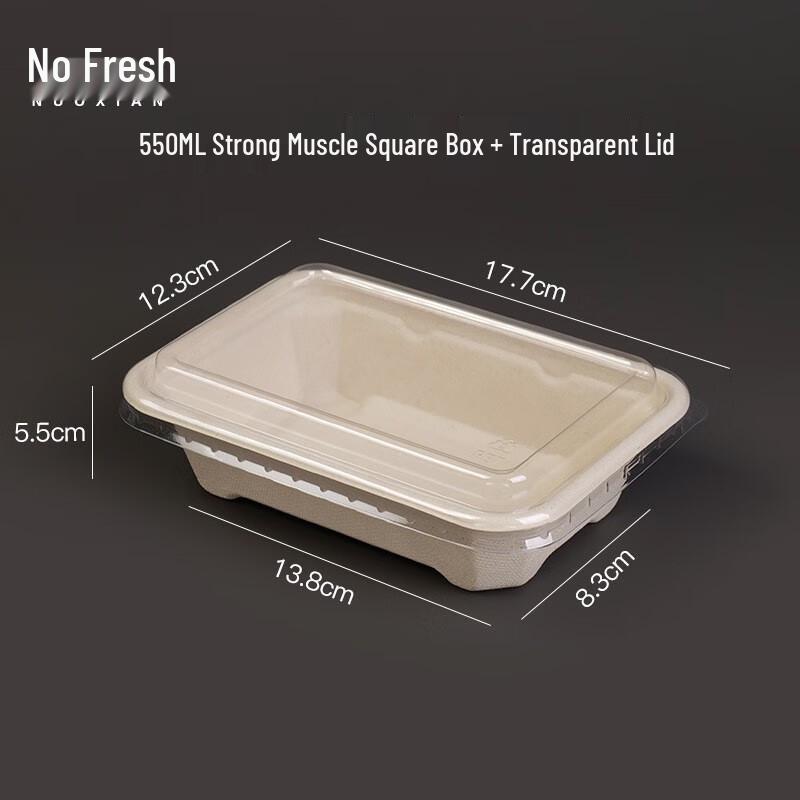 Nuoxian Biodegradable Pulp Food Containers 550ml