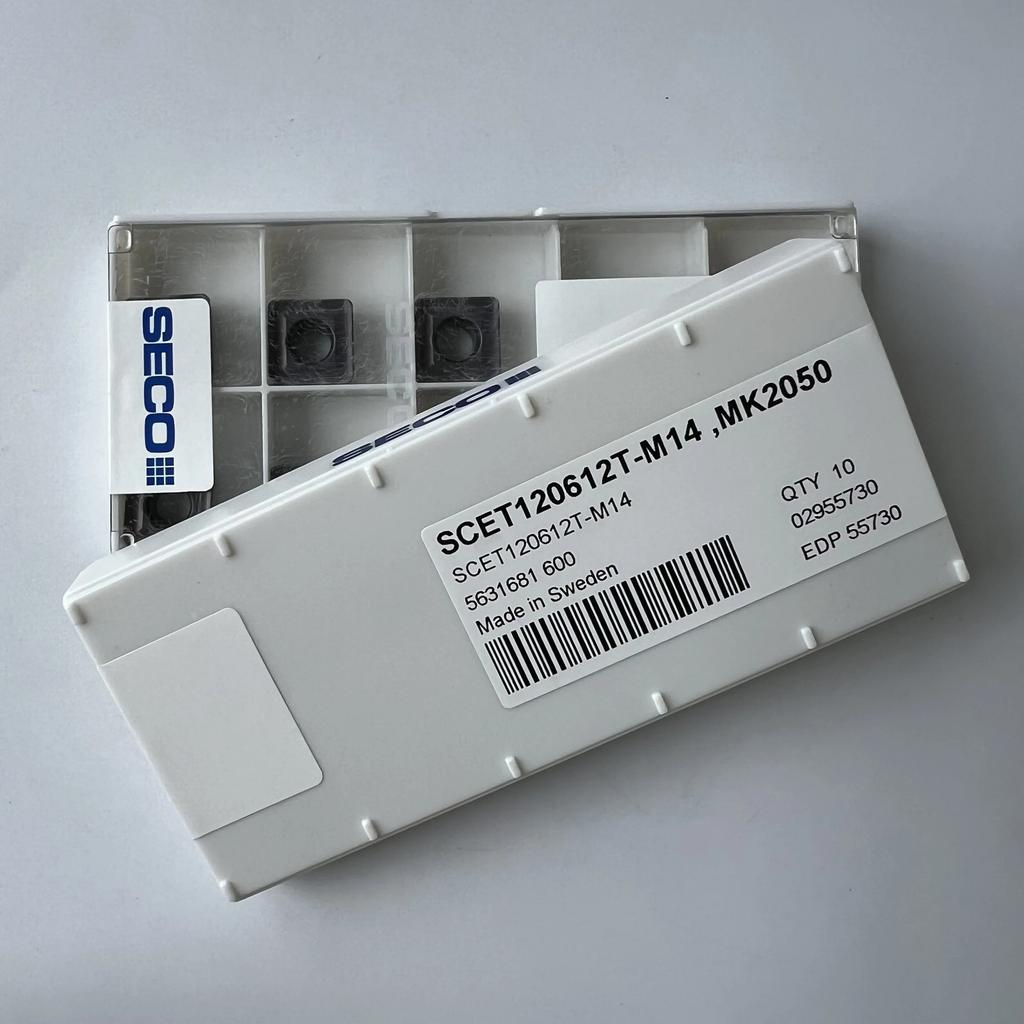 SCET120612T-M14, MK2050 / Industrial indexable Carbide Inserts 10 Pcs