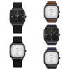 Square Dial Quartz Watch Minimalist Design Business Wristwatch Trendy Wristwatches  Men's Fashion
