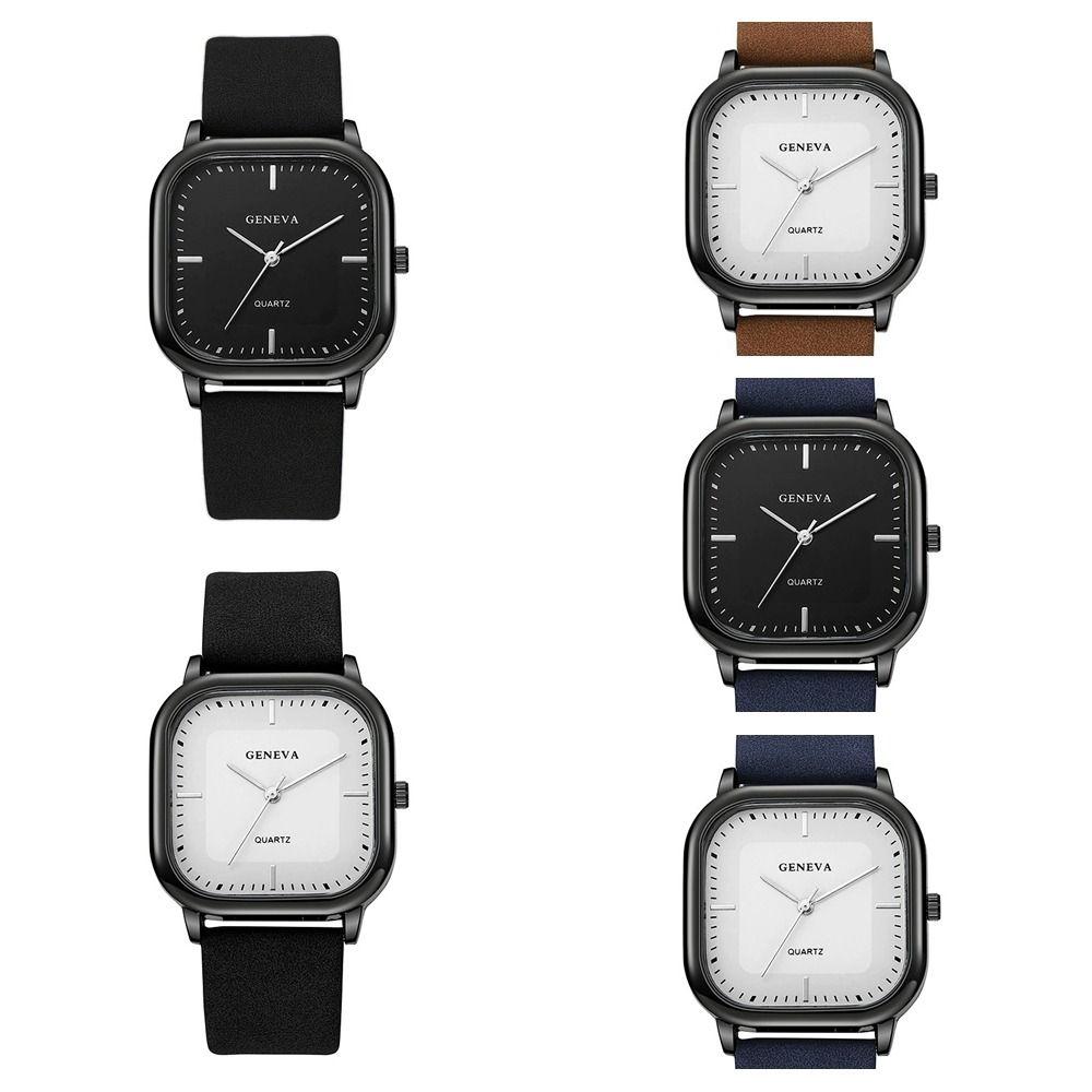 Square Dial Wristwatches Minimalist Design Business Wristwatch Fashion Quartz Watch Business Wear