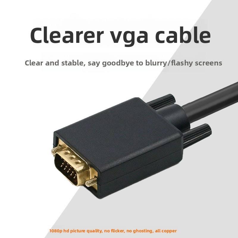 Type-C to VGA HD Cable for Mobile Phones, Laptops & TV Monitors - 1080p