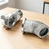 1 Set Exhaust Connector Metal Housing Magnetic Dryer Vent Connector Kit Easy Cleaning Air-Tight Exhaust Joint