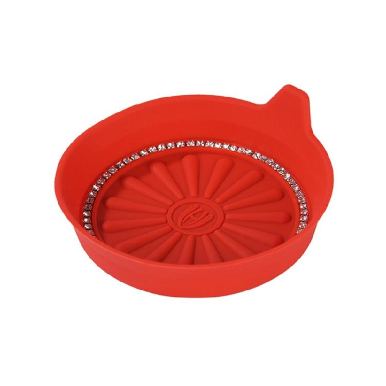 Rhinestones Cup Holder Drink Pad Interior Decoration Cute Anti-slip Coasters Pad