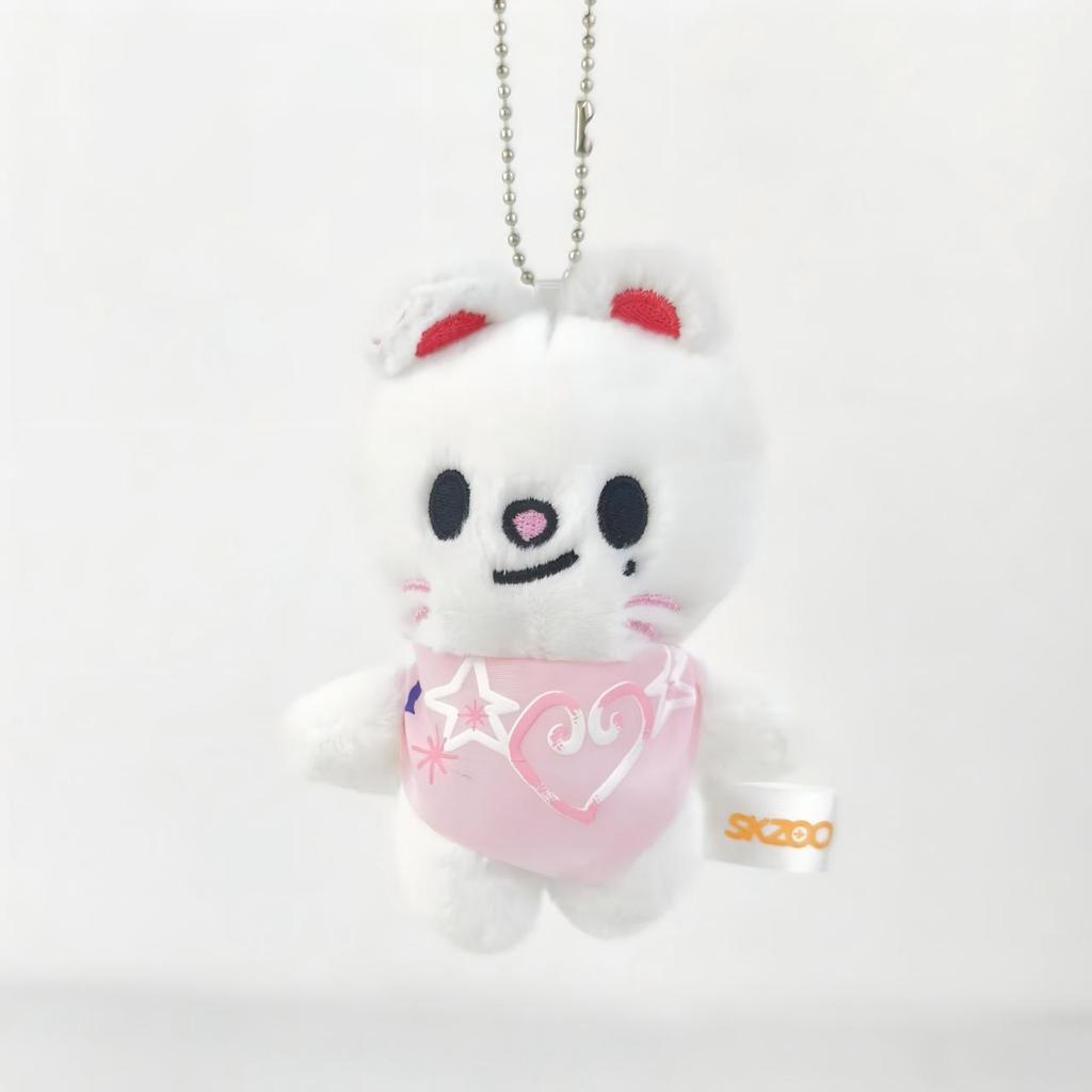 10cm Skzoo Plush Toy Kawaii Stray Wolf Cartoon Stuffed Animal Doll Companion Toys Children Gift Cuddly Fluffy Huggable Comfort Adorable Soft