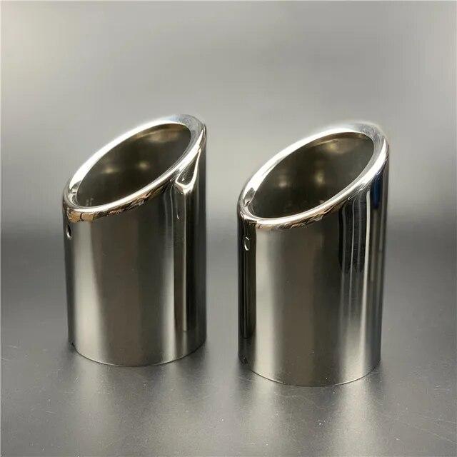 2pcs For Mazda CX-5 CX5 CX-8 CX-9 Auto Accessories Stainless Steel Car Exhaust Pipe Muffler Tail Throat Exterior Refit Products