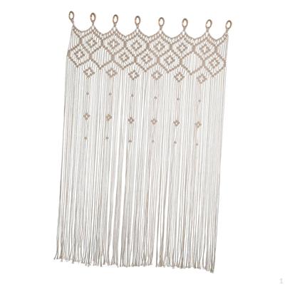 Macrame Curtain Bohemian for Bedroom Handmade Window Wall Hanging Living
