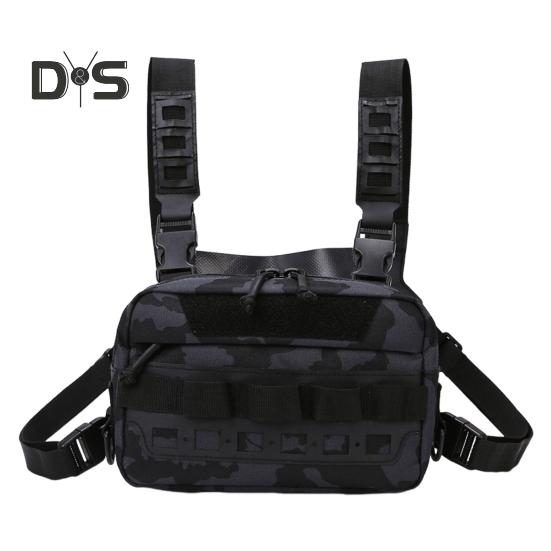 Brusttasche fürs Angeln, wasserdicht, aus Oxford-Stoff, leichte Weste, große Kapazität, Outdoor-Camping, Wandern, Jagen, Angelausrüstung, Aufbewahrungsrucksack