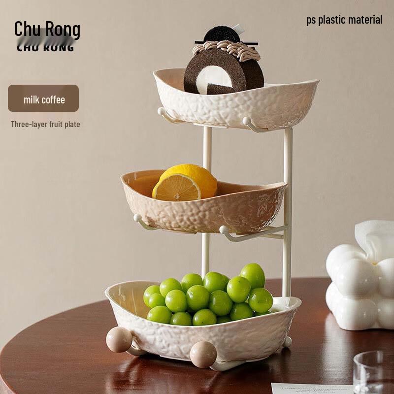 Churong Leksyczny Luksusowy Ceramiczny Wielopoziomowy Talerz na Owoce