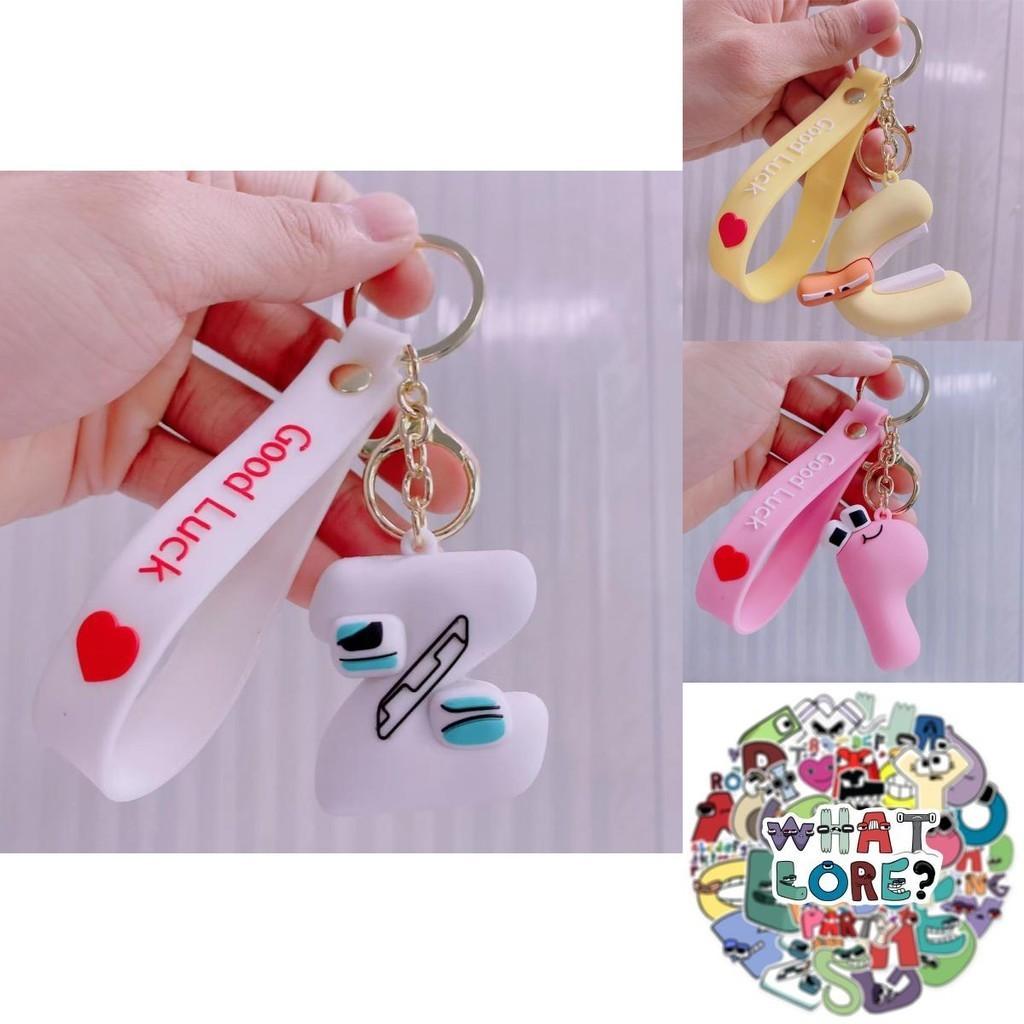 Alphabet Lore Kids Keyring Stickers Toys Pendant Figures Gift