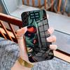 Samurai Mask Phone Case For Samsung A25 A13 A33 5G A54 A36 A35 A56 A52 A14 Shockproof Glass Cover