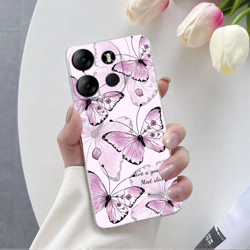 For Infinix Smart 7 Smart 6 HD Plus Case Luxury Protective Cover For Infinix Smart 5 India Marble Clear Soft Silicone Phone Case