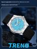 Ofns Brand Men's Quartz Watch - Waterproof with Dual Calendar & Simple Bar Markers