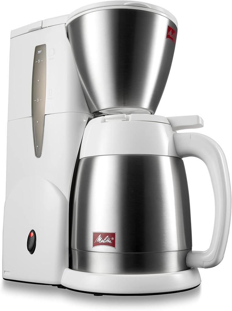 Melitta Noah Plus 5-Cup Coffee Maker with Filter Paper, White, SKT55-3W