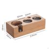 Adjustable Wooden Coffee Tamper Stand for Barista Kitchen Accessories