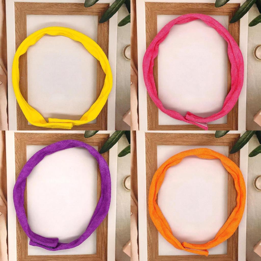 Kids Geometric Style Hairband With Waterabsorbing Polyester Material For Fitness And Play