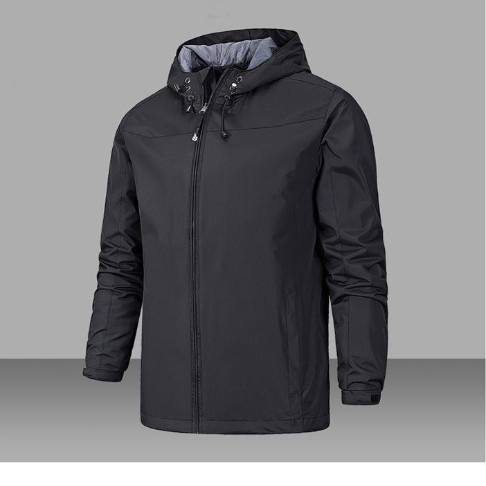 Outdoor Windproof and Waterproof Four Seasons Mountaineering Suit Jacket Men's Thin Spring and Autumn Single-layer Jacket Jacket