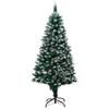 VidaXL Christmas Tree with Pine Cones and White Snow 150 Cm