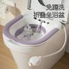 Bacinella per Sitz Bagno Pieghevole Senza Accovacciarsi Bacinella da Bagno Ginecologica Post-Partum Bacinella per Lavaggio Glutei per Donne Incinte a Casa