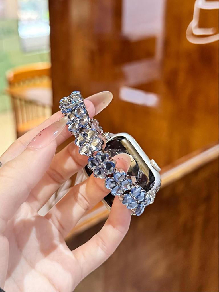 Λουράκι Ρολογιού με Καρδιά & Τριφύλλι για Apple Watch Series SE/11/10/9/8/7/6 και Huawei GT5, Xiaomi 89Pro