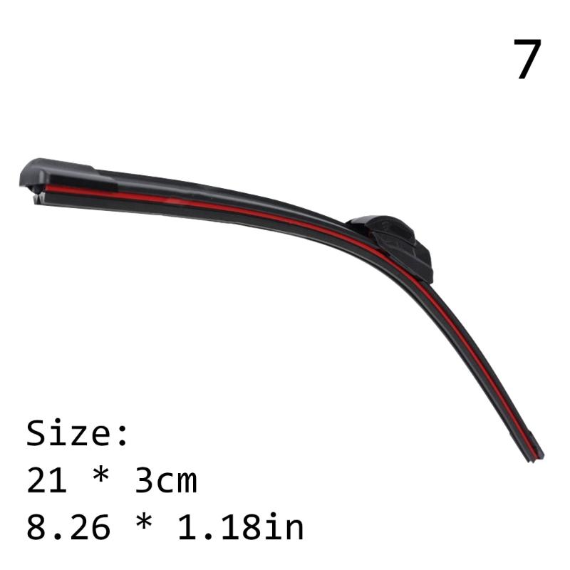 Windscreen Front Wiper Blades Car Windshield Wipers Replacement Parts Mute Wipers Universal Automotive Accessories