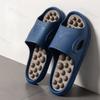 Fashion Men Women Bathroom Slippers Summer 2025 Massage Beach Slippers Casual House Shoes Couple Flat Non Slip PVC Female Male Slippers