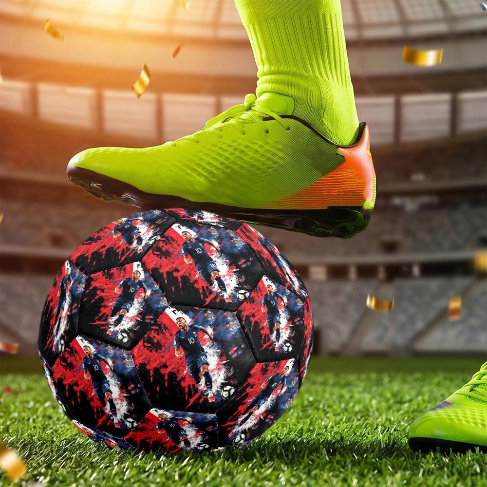 Mbappé Soccer Ball Size 5 Football Machine-Stitched Indoor Outdoor Universal Football for Football Accessories