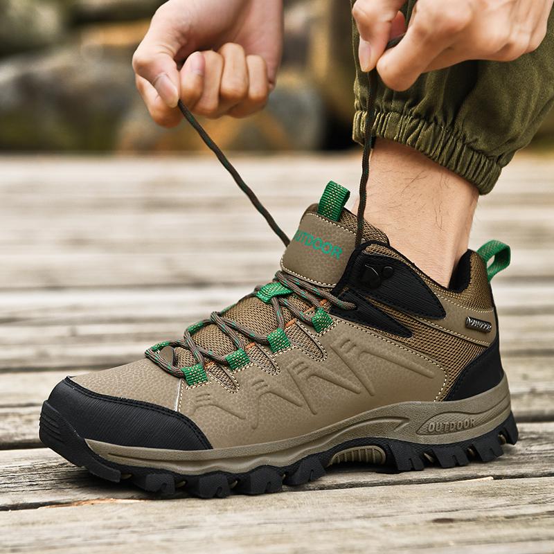 Spring /Autumn Men's Outdoor Anti -slip Sports Shoes Large Size Men's Hiking Boots