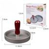 1 Hamburger Press Mold with 100 Hamburger Papers, Non-Stick Patty Maker for Beef and Veggie Burgers