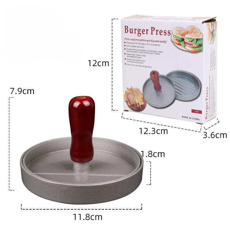 1 Hamburger Press Mold with 100 Hamburger Papers, Non-Stick Patty Maker for Beef and Veggie Burgers