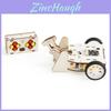 Remote Control Battle Tank Science Kit With Wooden Material For Kids Learning