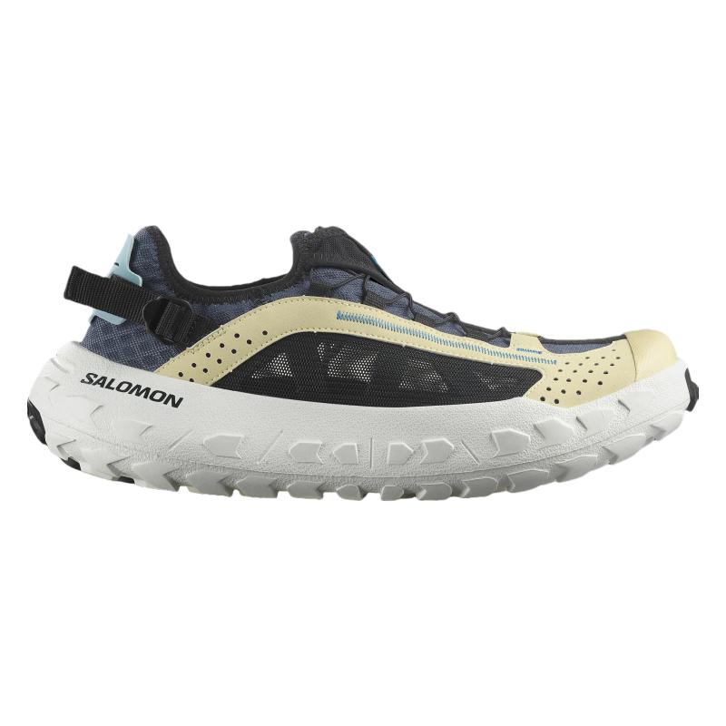 SALOMON SOLAMPHIBIAN Antiscivolo Resistente all'Abrasione Scarpe Casual Basse da Uomo Grigio Blu/Giallo/Blu Sneakers 479426