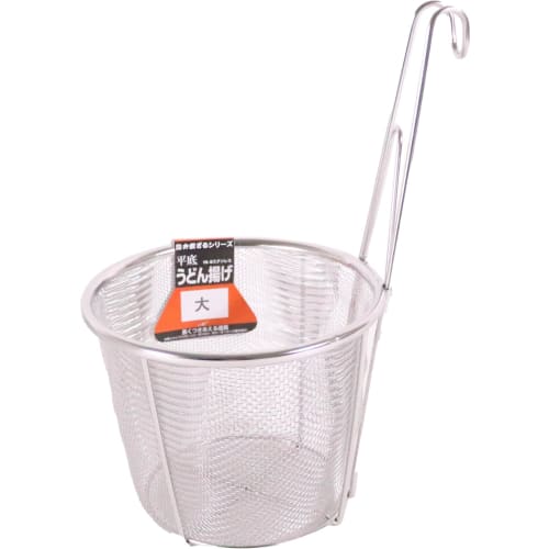 

BK 18-8 Handle, Flat Bottom, Udon Fryer, Large, 173 (11 Mesh)