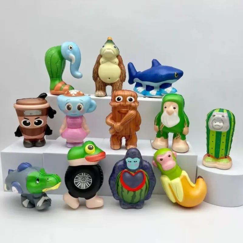 Italiano Brainrot Brinquedo Criativo de Apertar Engraçado Tung Tung Sahur Tralalero Tralala Brinquedo Tubarão Derivado Periféricos Ornamentos Presentes