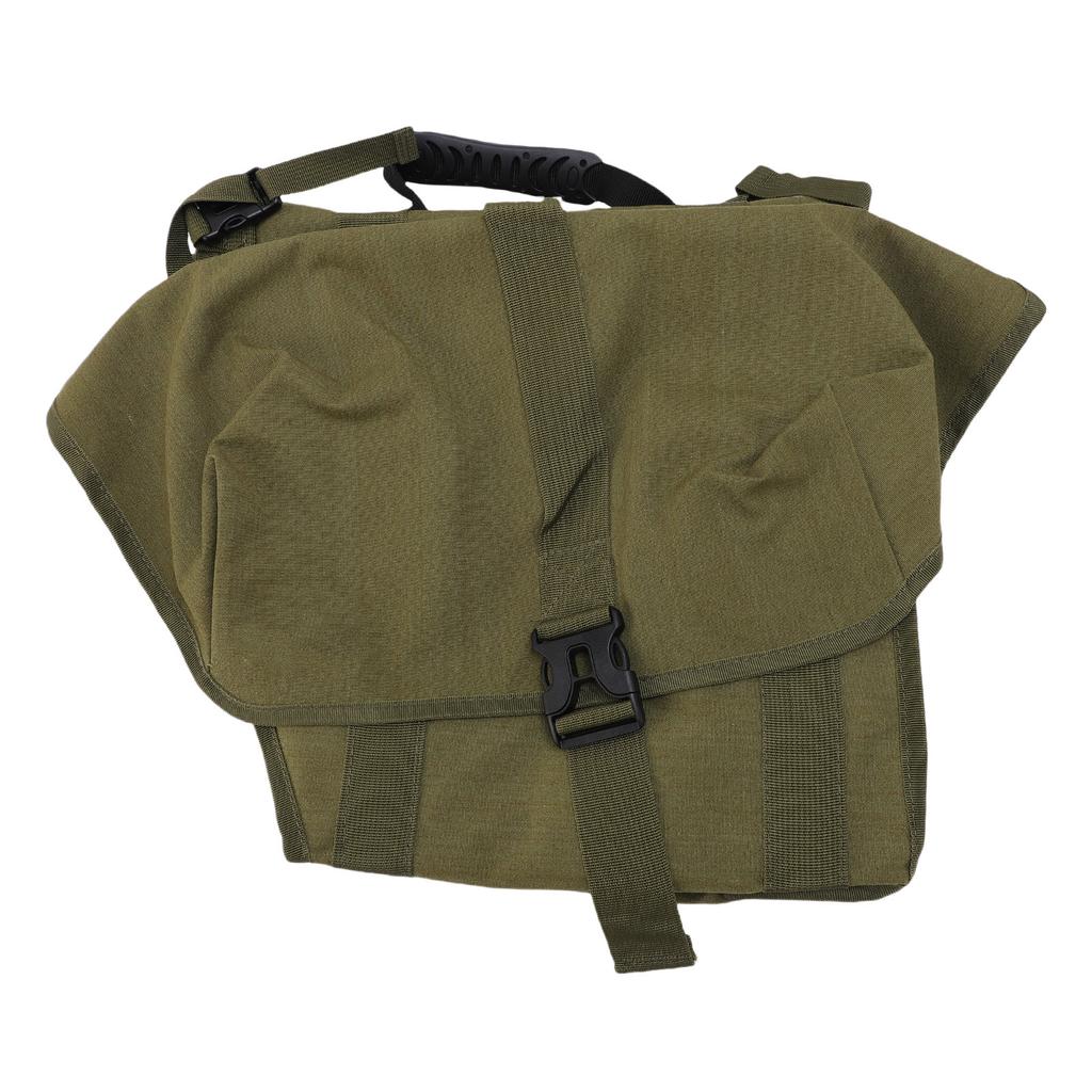 Bike Seat Double Bag Watertight Canvas Large Capacity Bike Rear Rack Double Side Bag for Cycling 43L