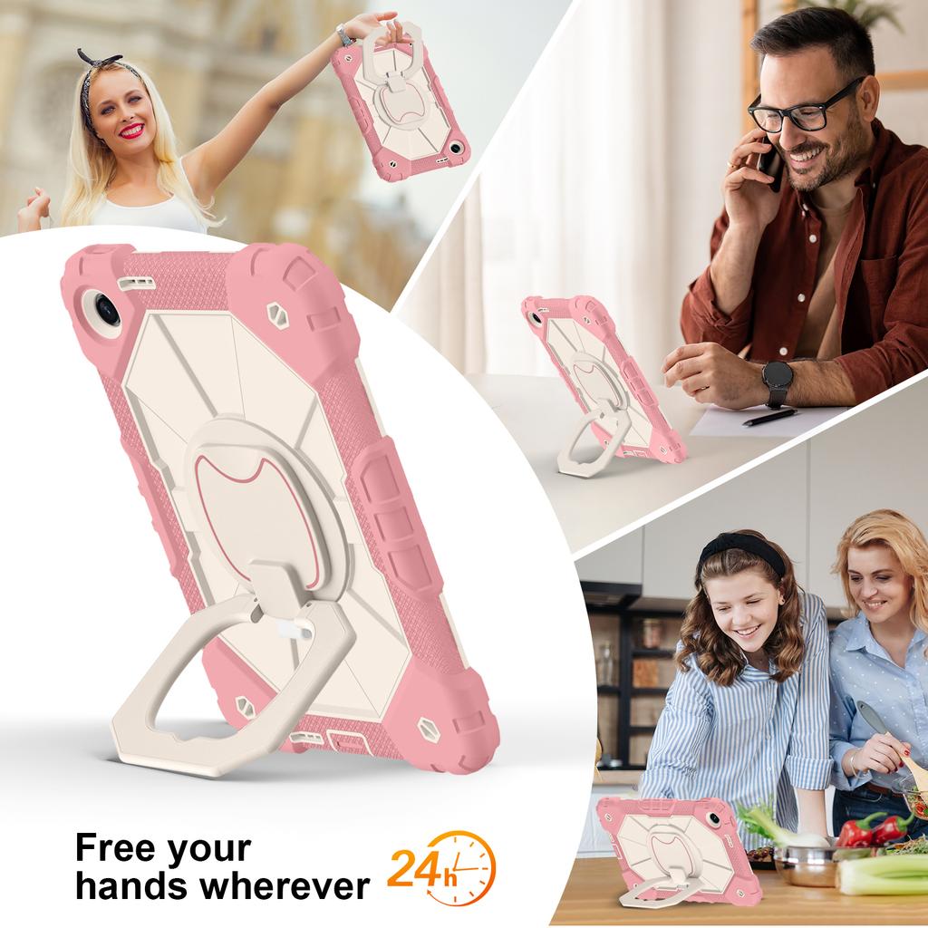 Robuste Panzerhülle für Xiaomi Poco C Pad X11 7pro 8pro Redmi Pad 2pro 12.1" SE 8.7" 9.7"11" 360° drehbarer Ständer für Kinder Tablet-Hülle mit Schultergurt