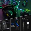 S20 RGB Gaming-Kopfhörer, 3,5 mm Surround-Sound Computer PC Headset Kopfhörer Mikrofon für PS4 Switch Xbox-one