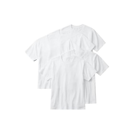 GUNZE Inner Tops Gunze Basic 5 Piece Set Skin-friendly 100% Cotton Crew Neck T-Shirt GM01135 Men s