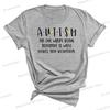 Autism Awareness Shirt Autism Acceptance T Shirt Gift Special Ed Gift Women Crew Neck Short Sleeve Tshirt Neurodiversity Tshirt